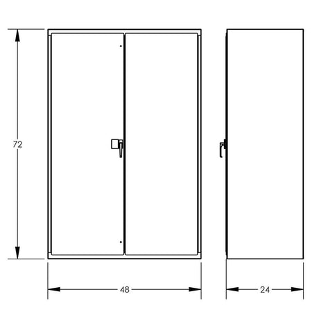Valley Crafts Secure Electronic Locking Cabinets Industrial Grade Image 29