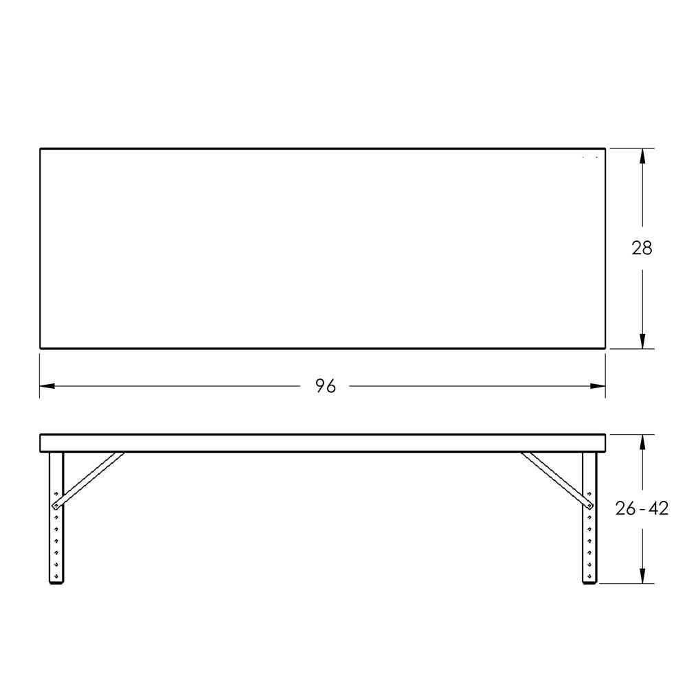 Valley Craft  HeavyDuty Adjustable Height Work Tables Image 22