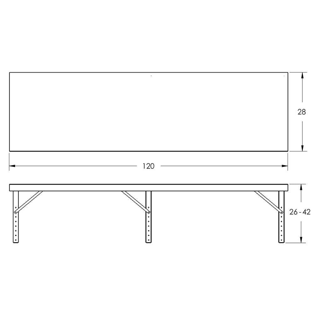 Valley Craft  HeavyDuty Adjustable Height Work Tables Image 40