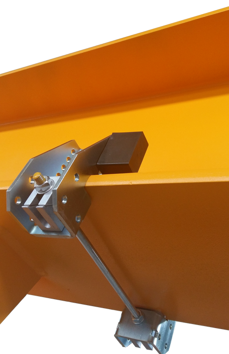 Bison Lifting Beam End Stops for Trolleys Pair Image 2