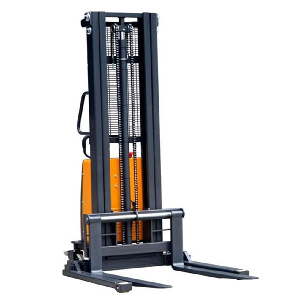 EKKO Lifts EA15B Semi-Electric Straddle Stacker 3,300 lbs Capacity - 119" Height Image 2