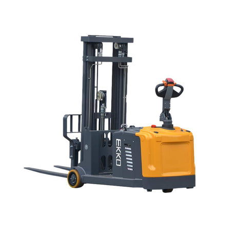 Ekko Lifts EK13S177 SideShifting Counterbalanced Walkie Stacker with 2860 lbs Capacity Image 1