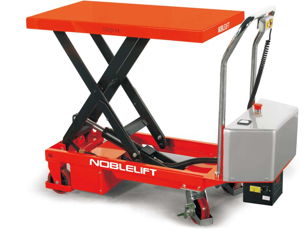 Noblelift Electric SingleScissor Lift Table 6601650lb Capacity Image 1