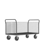 Valley Craft Ultra Heavy Duty 3Sided Platform Cage Cart Image 7