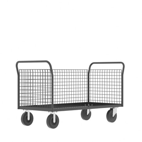 Valley Craft Ultra Heavy Duty 3Sided Platform Cage Cart Image 7