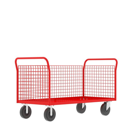 Valley Craft Ultra Heavy Duty 3Sided Platform Cage Cart Image 5