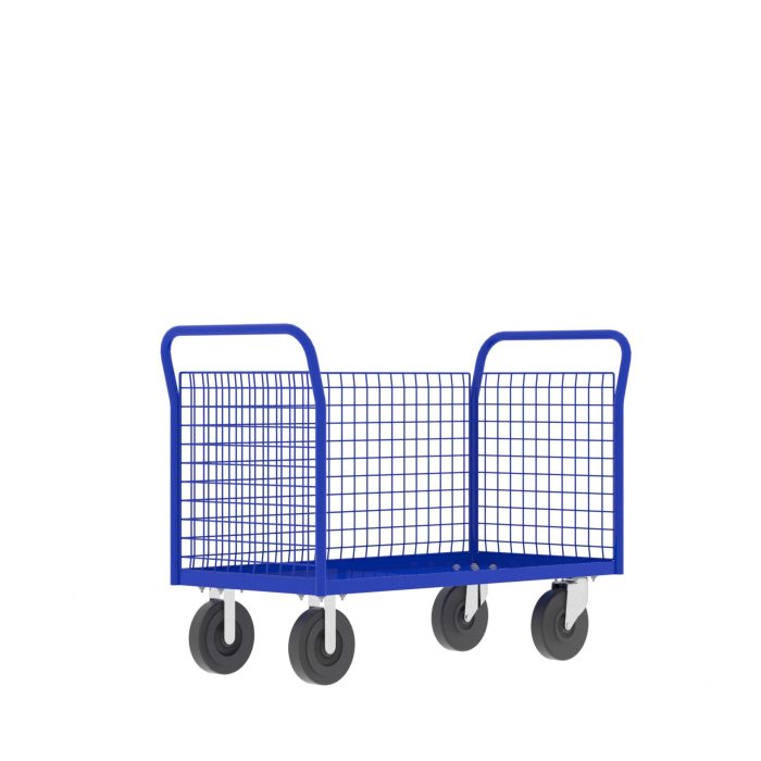 Valley Craft Ultra Heavy Duty 3Sided Platform Cage Cart Image 3