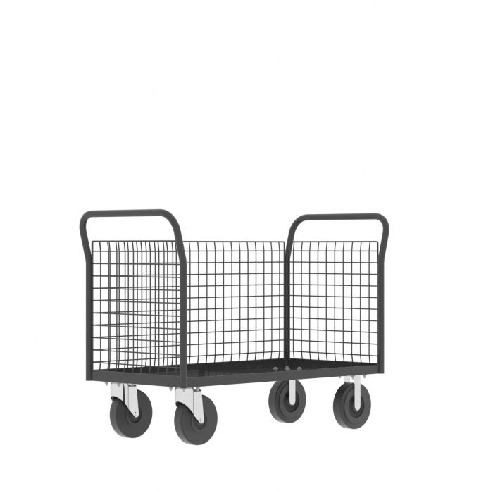 Valley Craft Ultra Heavy Duty 3Sided Platform Cage Cart Image 4