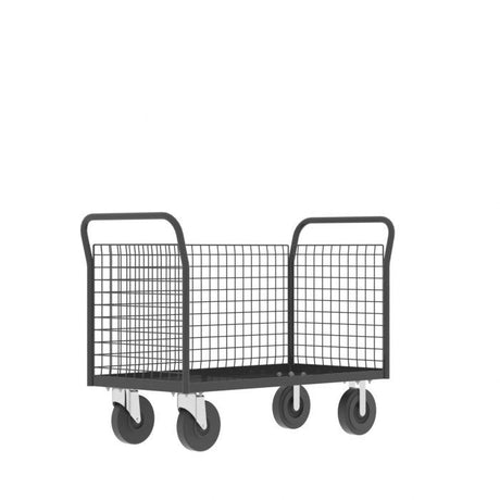 Valley Craft Ultra Heavy Duty 3Sided Platform Cage Cart Image 4