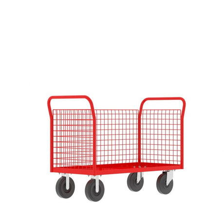Valley Craft Ultra Heavy Duty 3Sided Platform Cage Cart Image 2