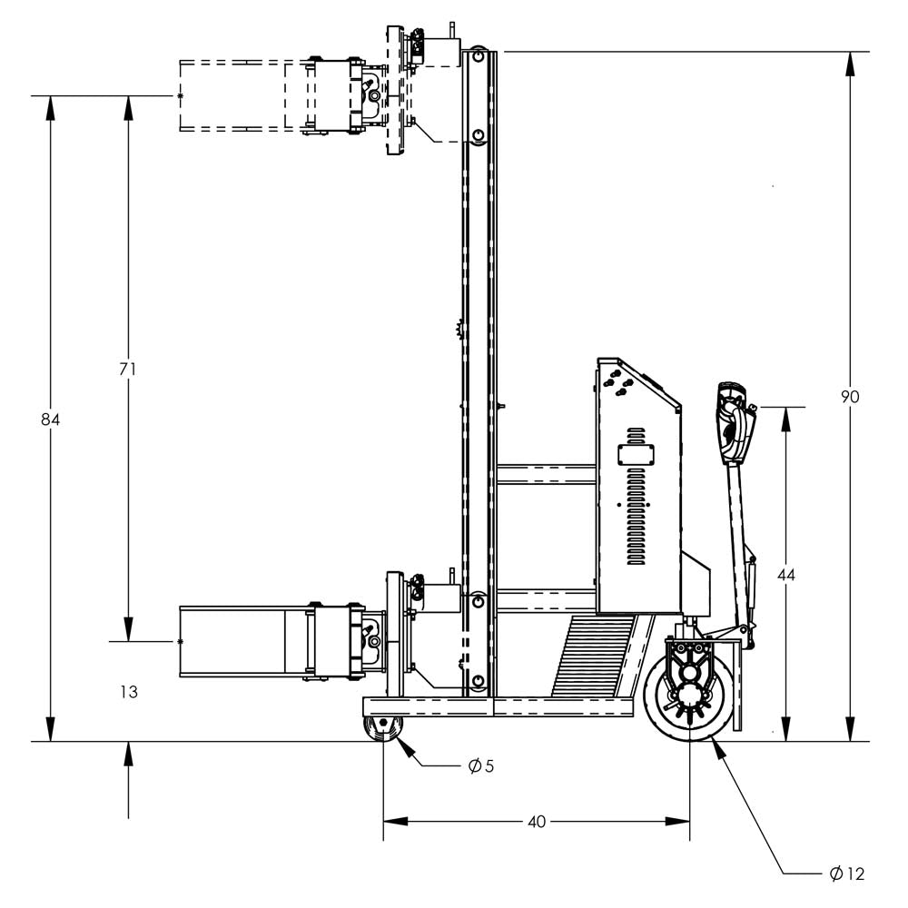 Valley Crafts Advanced Electric Powered Drum Lifts  Rotators Image 32