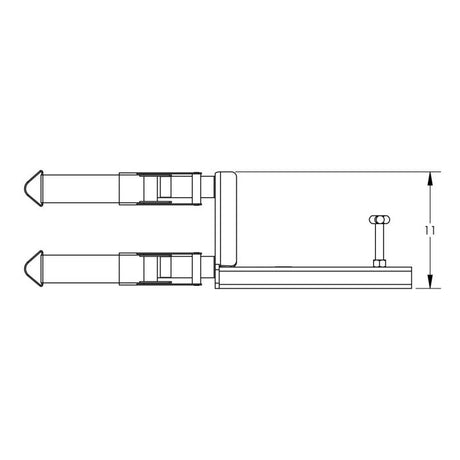 Valley Craft Universal Drum Forklift Attachment  UltraHeavy Duty Steel Image 4