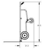 Valley Craft Extended Forks 4Wheel UltraHeavy Duty Pallet Truck Image 2