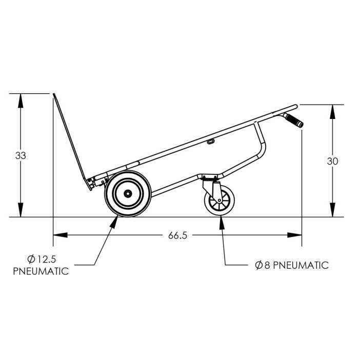 Valley Craft HVAC Hand Trucks 4Wheel UltraHeavy Duty Design Image 7