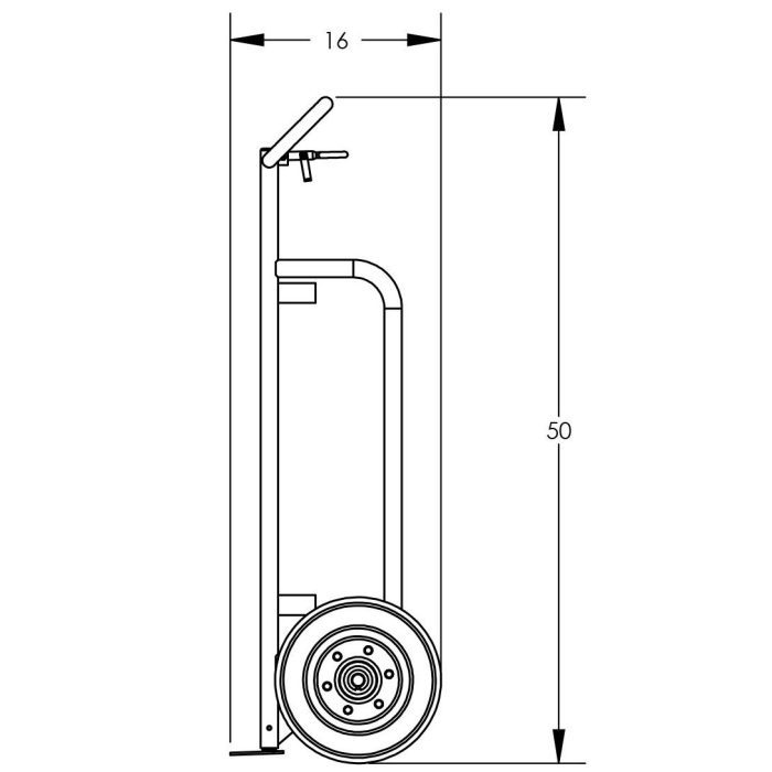 Valley Crafts Superior Durability Single Cylinder Hand Truck Image 3