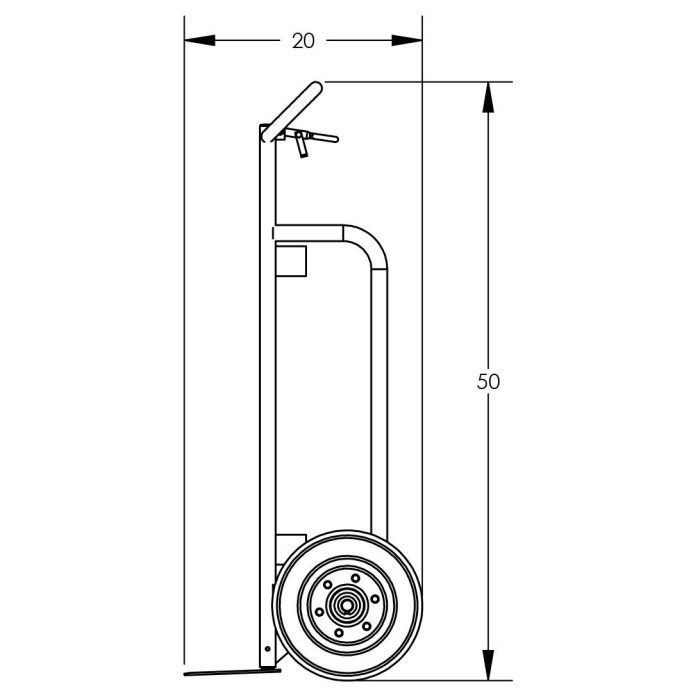 Valley Crafts Superior Durability Single Cylinder Hand Truck Image 7