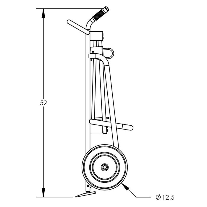 Valley Craft Drum Hand Truck: Durable & Easy-to-Use | 2-Wheel Design Image 4