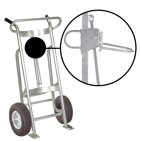 Valley Crafts UltraHeavy Duty Drum Hand Truck with Plastic Drum Chime Hook Image 3