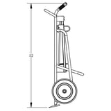 Valley Craft UltraHeavy Duty Steel Drum Hand Truck with TwoWheel Design Image 5