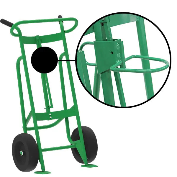 SuperDurable 2Wheel Drum Hand Truck from Valley Craft 1000 lb Capacity ReadytoUse Image 4