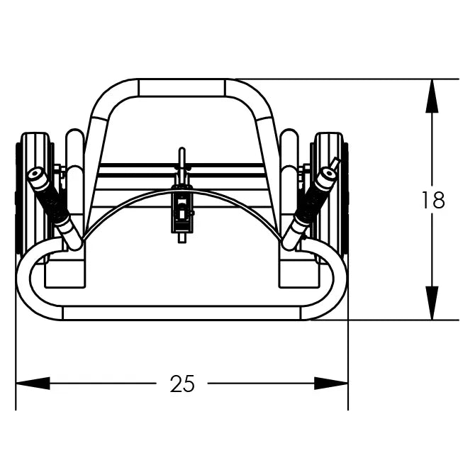 Valley Craft Drum Hand Truck: Durable & Easy-to-Use | 2-Wheel Design Image 8