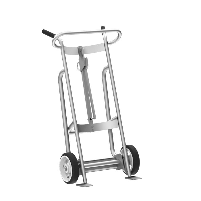 Valley Craft A1 UltraHeavy Duty Aluminum Drum Hand Truck With Standard Chime Hook Image 6