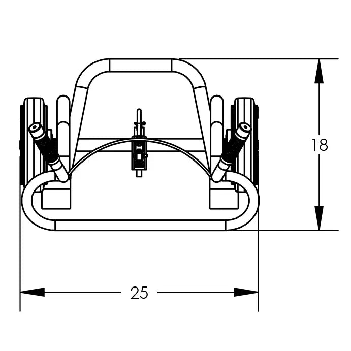 Valley Craft A1 UltraHeavy Duty Aluminum Drum Hand Truck With Standard Chime Hook Image 8