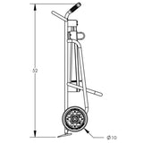 Valley Craft UltraHeavy Duty Steel Drum Hand Truck with TwoWheel Design Image 8