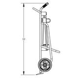 Valley Craft UltraSturdy Drum Hand Trucks  2Wheel 1000lb Capacity Image 8