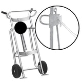 Valley Craft UltraDurable Aluminum Drum Hand Truck with Cable Hoop Chime Hook Image 9