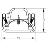 Valley Crafts UltraHeavy Duty Drum Hand Truck with Plastic Drum Chime Hook Image 11