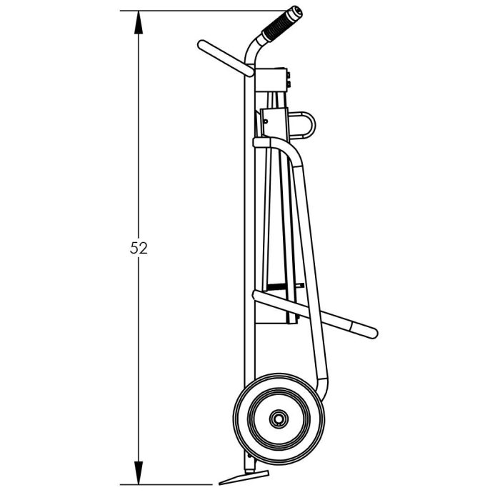 Valley Craft UltraHeavy Duty Steel Drum Hand Truck with TwoWheel Design Image 11