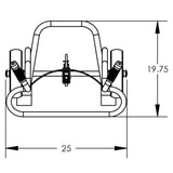 Valley Craft UltraHeavy Duty Steel Drum Hand Truck with TwoWheel Design Image 12