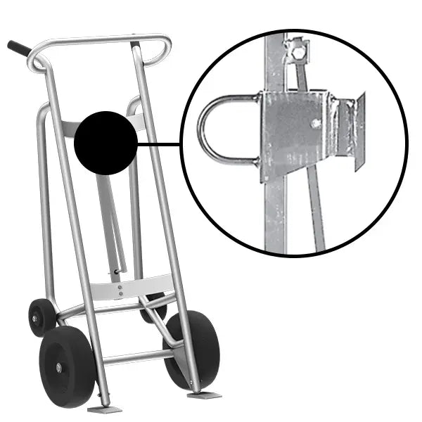 Valley Craft UltraHeavy Duty Drum Hand Truck Versatile  Durable 4Wheel Design Image 3