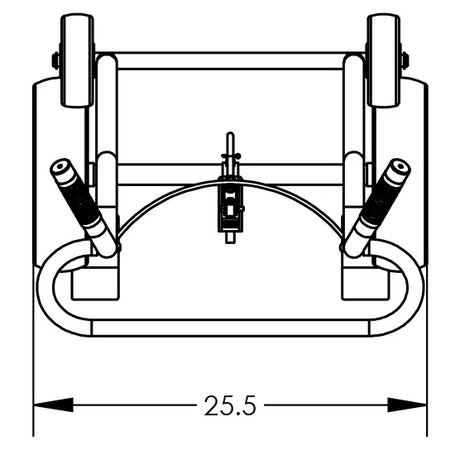 Valley Craft UltraHeavy Duty Drum Hand Truck Versatile  Durable 4Wheel Design Image 5