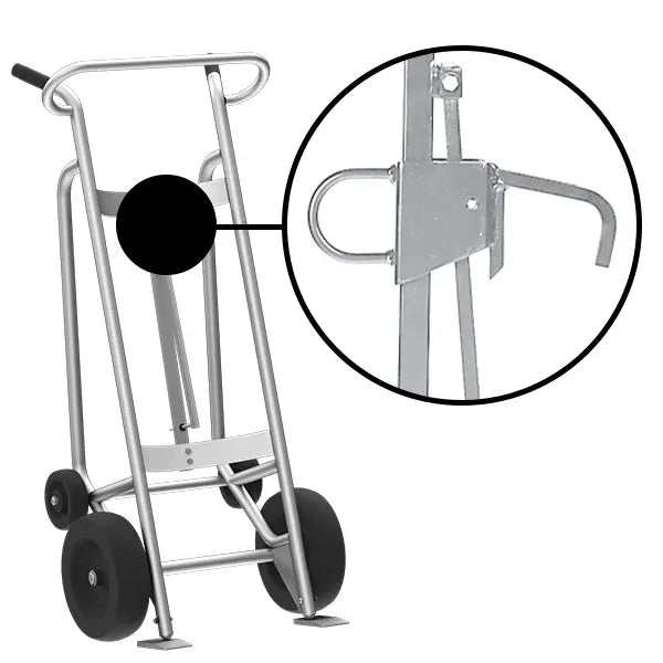 Valley Craft Superior Aluminum Drum Hand Trucks  4Wheel UltraHeavy Duty Design Image 3