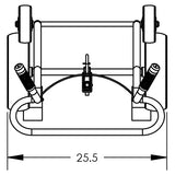 Valley Craft 4-Wheel Drum Hand Truck - Durable, 1,000 lbs Capacity Image 6