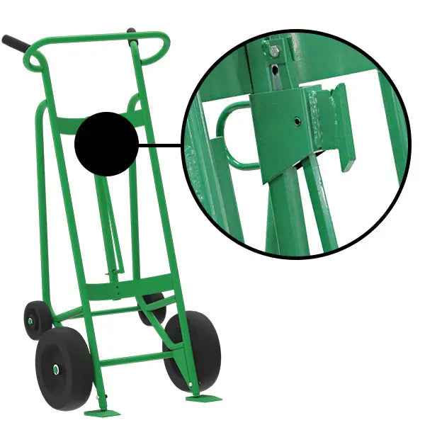 Valley Craft UltraDurable Drum Hand Truck  4Wheel 1000 lb Capacity Features Image 4