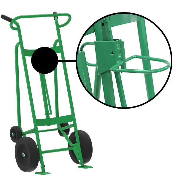 Valley Craft UltraDurable 4Wheel Steel Drum Hand Truck Image 4