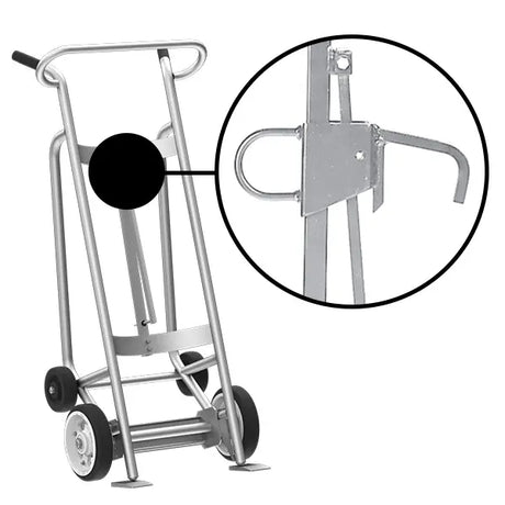 Valley Craft Superior Aluminum Drum Hand Trucks  4Wheel UltraHeavy Duty Design Image 6