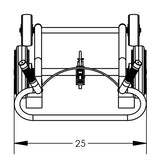 Valley Craft UltraHeavy Duty 4Wheel Aluminum Drum Hand Truck Image 8