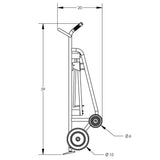 Valley Crafts UltraHeavy Duty 4Wheel Drum Hand Truck Image 10