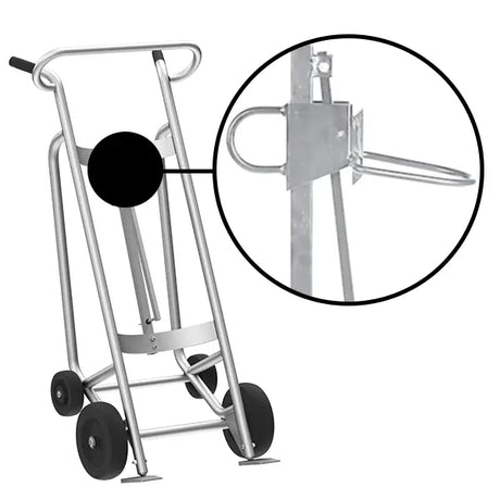 Valley Craft UltraHeavy Duty Drum Hand Trucks 1000 lb capacity Easy Handling Image 9