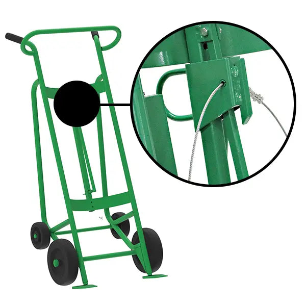 Valley Craft 4-Wheel Drum Hand Truck - Durable, 1,000 lbs Capacity Image 10