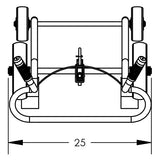 Valley Craft 4-Wheel Drum Hand Truck - Durable, 1,000 lbs Capacity Image 12