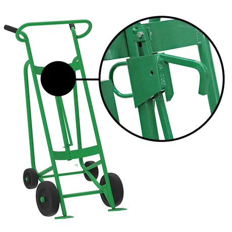 Valley Crafts UltraHeavy Duty Steel Drum Hand Truck  4Wheel  1000 lb Capacity Image 10