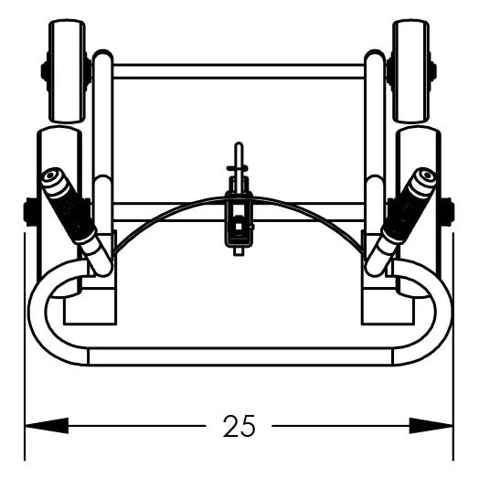 Valley Crafts UltraHeavy Duty Steel Drum Hand Truck  4Wheel  1000 lb Capacity Image 12