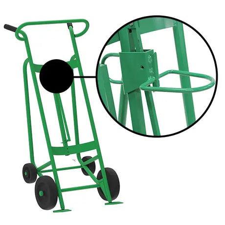 Valley Craft UltraDurable 4Wheel Steel Drum Hand Truck Image 10