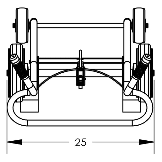 Valley Craft UltraDurable 4Wheel Steel Drum Hand Truck Image 9