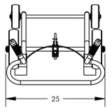 Valley Craft HeavyDuty 4Wheeled Drum Hand Truck for Industrial Use Image 9